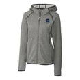 thumbnail image 2 of Women's Cutter & Buck  Heather Gray George Washington University Vault Mainsail Full-Zip Hooded Jacket, 2 of 3