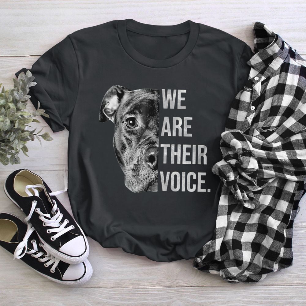 We are their voice pitbull shirt Clearance