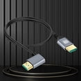 thumbnail image 3 of Adaptador de cable de 90 grados 8K 60HZ 4K 120Hz Compatible con HDMI 2.1 HDR EARC para TV HD, 3 of 7