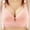 Hot Pink, variant on GENGING Bras Women Woman's Printing Fall Tops Gathered Together Large Size Elegant Daily Bra Underwear No Rims