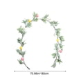 thumbnail image 5 of Vggrvlo 6FT Easter Garlands Faux Spring Vine with Easter Eggs Berries Spring Vine with Easter Eggs Flowers Berries for Fireplace Mantel Indoor Outdoor, 5 of 9