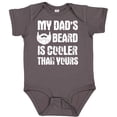 thumbnail image 3 of Inktastic My Dad's Beard is Cooler Than Yours in White Boys Baby Bodysuit, 3 of 5