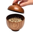 thumbnail image 4 of Rice Bowl Japanese Style with Lid Dishwasher Safe Food Container Tableware Rice Salad Soup Snack Wooden Bowl Kitchen Supplies, 4 of 8