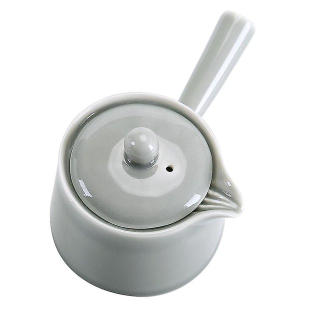 Tetera de cocina de 1 pieza, tetera de superficie lisa, tetera de diseño Simple (gris claro) kaili Sencillez