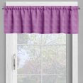 thumbnail image 2 of Ambesonne Abstract Valance Pack of 2, Purple Geometric Shapes, 54"X18", Pale Purple and Fuchsia, 2 of 5