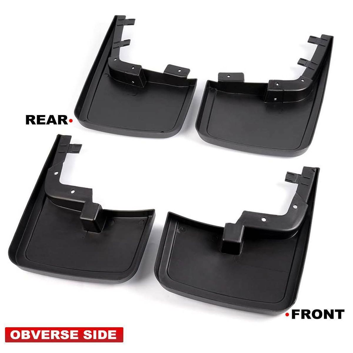 Geelife Splash Guards Molded Mud Flaps F-150 2015-2020 without Fender Flares