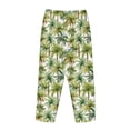 thumbnail image 5 of Goofa Green Hawaii Palms Printed Soft Pajama Pants for Women, Wide Leg Comfy Casual Lounge Yoga Pants-Large, 5 of 9