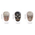 thumbnail image 2 of Mascarilla de esqueleto de Halloween con boca móvil, accesorio para disfraz de cosplay para fiesta de Halloween, 2 of 8