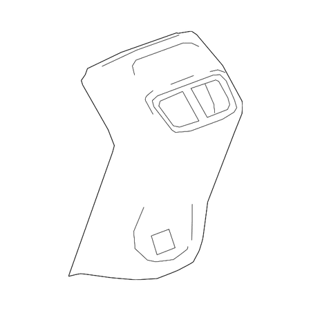 Genuine OE GM Rear Panel - 13485290