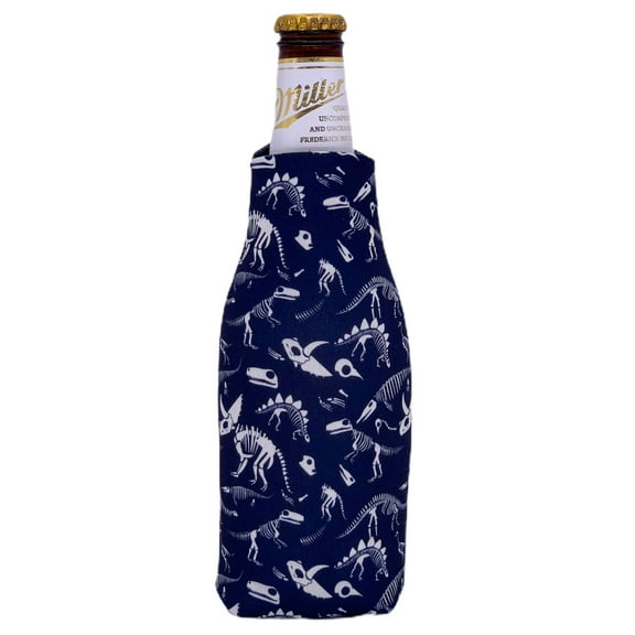 Dinosaur Bones Pattern Beer Bottle Coolie