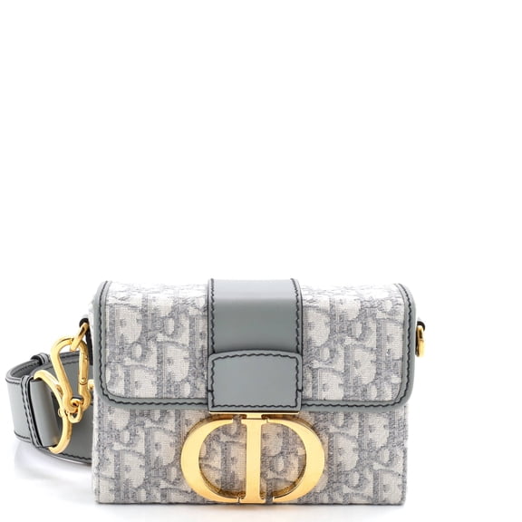 Pre-Owned Dior 30 Montaigne Box Bag Oblique Canvas By Rebag