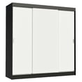 thumbnail image 1 of Ropero Closet Madesa Reno 3 Puertas Corredizas Blanco Negro, 1 of 5