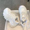 thumbnail image 1 of ┅ Ulzzang Zapatos Deportivos Para Mujer Suela Gruesa Corea Moda Casual Plataforma Retro Zapatillas De Deporte Con Cordones Wanita Sepatu, 1 of 3