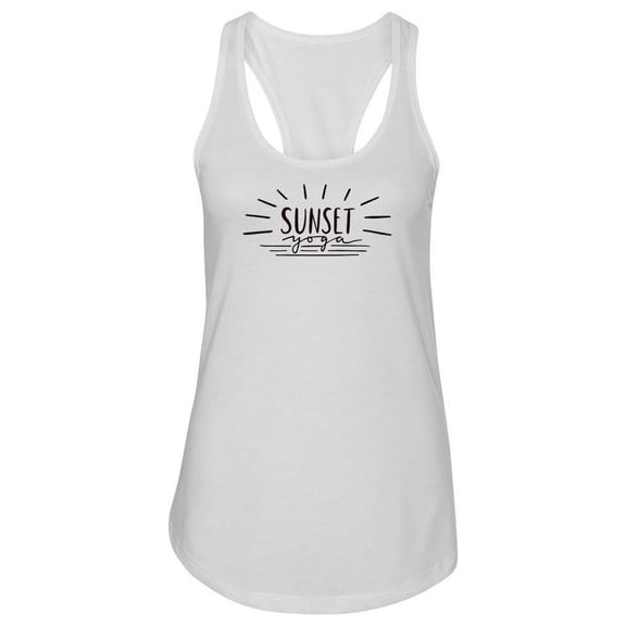 Sunset Yoga Tank Women -Image by Shutterstock, Female Medium
