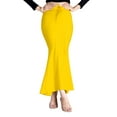 thumbnail image 1 of eloria Yellow Cotton Blended Shape Wear for Saree Petticoat Skirts for Women Flare Saree Shapewear, 1 of 5