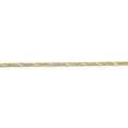 thumbnail image 3 of 10K Yellow Gold bracelet Chain style Figaro Pendant Concave 8 in 1.75 mm, 3 of 4