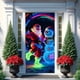 thumbnail image 5 of Decoración navideña para puerta | Tapiz navideño para interiores y exteriores | Tapiz de poliéster de 90 x 180 cm para fiestas y decoración de aulas, 5 of 5