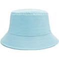 thumbnail image 2 of ORUYROP Bucket Hat for Women Men, Reversible Cotton Summer Sun Beach Fishing Cap Solid Color Style, 2 of 7