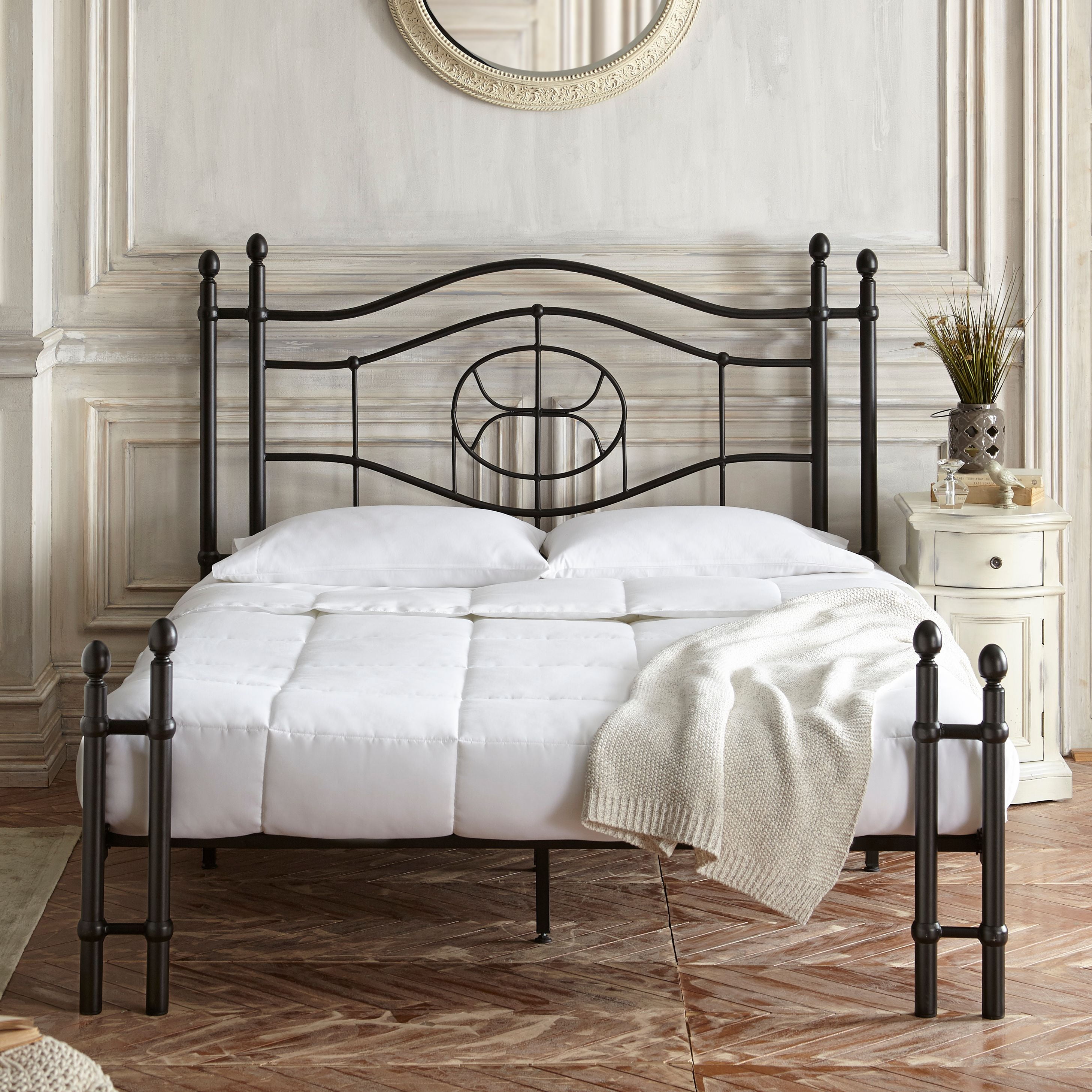 Premier Ava Queen Platform Metal Bed With Bonus Slat System Premier Ava Queen Platform Metal Bed With Bonus Slat System