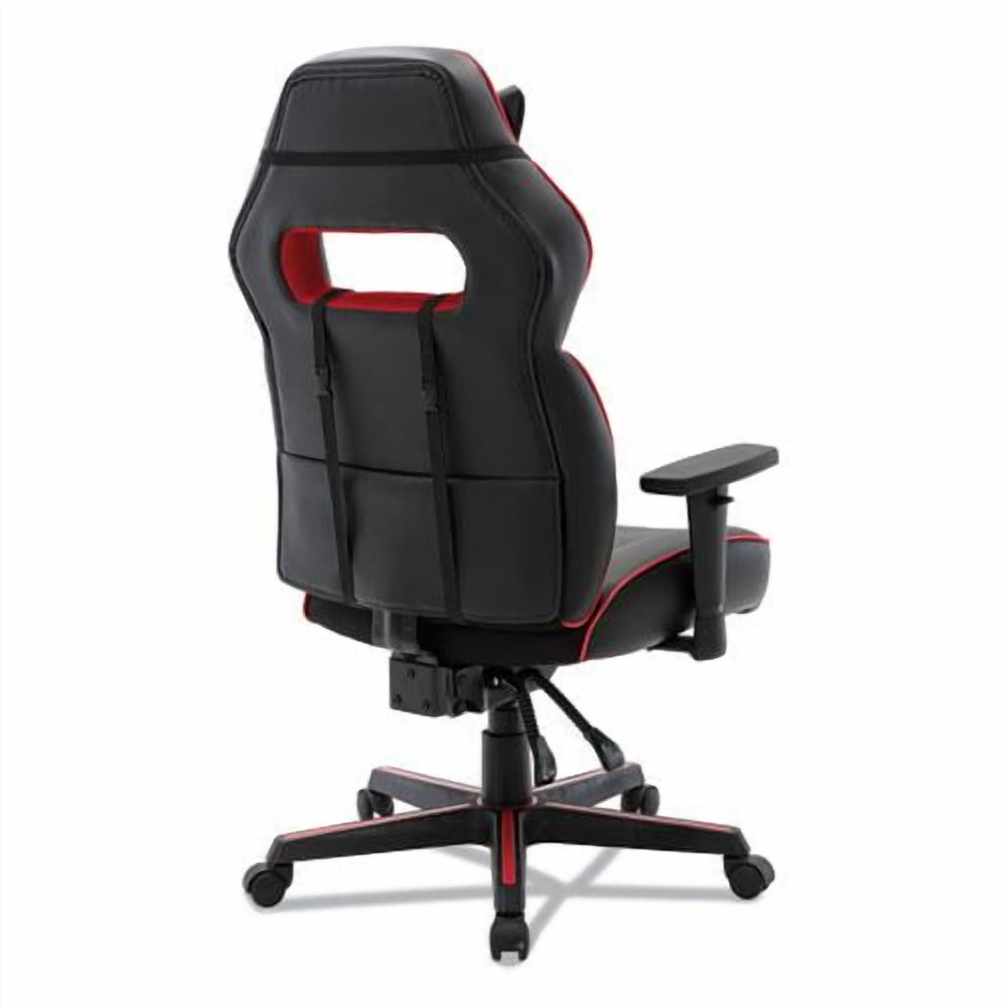 Alera BT-51593RED 15.91 in. to 19.8 in. Seat Height Racing Style Ergonomic Gaming Chair - Black/Red