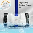 thumbnail image 4 of (2025 Upgrade) VINGLI Pool Vacuum Suction-Side Pool Cleaner Automatic Sweeper for Inground Swimming Pool,Powerful Suction to Climbs Walls,with 39.6ft Tangle Free Hose (Memory Blue&Gray), 4 of 17