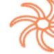 thumbnail image 4 of Casco flexible interior de silicona forro transpirable accesorios para bicicleta naranja, 4 of 4