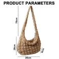 thumbnail image 2 of Bolsos tipo hobo con burbujas para mujer, bolso de mano acolchado, bolso acolchado ligero, bolso de hombro acolchado., 2 of 5