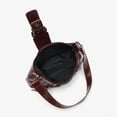 thumbnail image 4 of Sunyuer Trendy Shoulder Bag - Vintage Y2K Leather Buckle Punk Hobo Clutch Hobo Purse for Women, 4 of 11