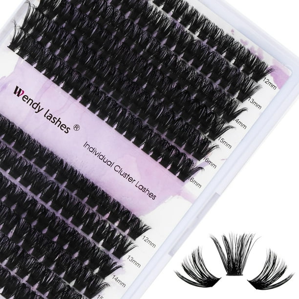 Eyelash Clusters WENDY LASHES Fluffy D Curl 12-16 mm 240 unidades