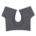 thumbnail image 3 of Gray Women's Tanks, Ladies' Solid Color Small Eye Cloth Underarm Sweat Proof Breathable Super Sweat Absorbent Pad Sweat Proof V Neck Vest,Women's Tanks & Camis XXL, 3 of 6