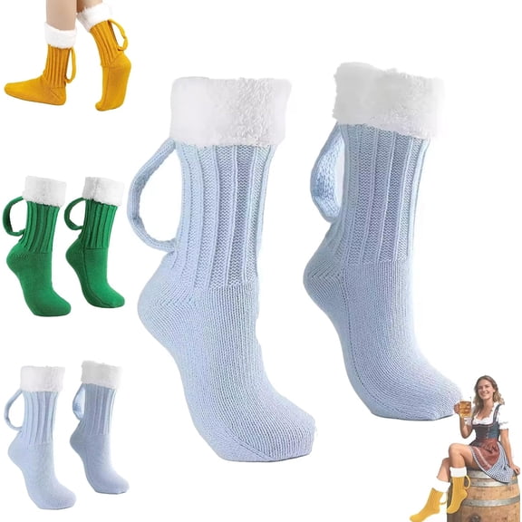 Beer Mug Socks With Handles Men and Women