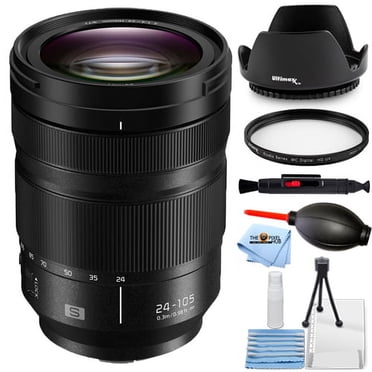 Panasonic Lumix S 24-105mm f/4 Macro O.I.S. Lens S-R24105 - 7PC Accessory Bundle