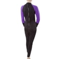 thumbnail image 2 of Neosport Neoskin women's back-zip full wetsuit Black/purple 12 Tall, 2 of 5