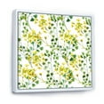 thumbnail image 3 of Designart 'Vibrant Yellow Summer Wildflowers On White' Traditional Framed Canvas Wall Art Print, 3 of 5