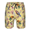 thumbnail image 4 of Naloa Beautiful Bright Birds And Flowers Men's Beach Shorts, Surfing shorts, Swim trunks, Quick Dry Swim Trunks for Surfing Beach Fun - X-Large, 4 of 9