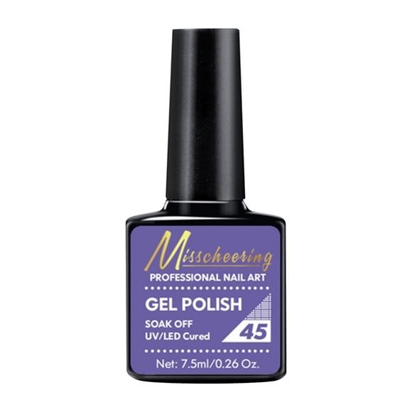 Nail Salon Long Lasting Nail Polish Odorless Non Damaging Quick Drying Removable Nail Polish Artist's Special Color Nail Polish(7.5ml)