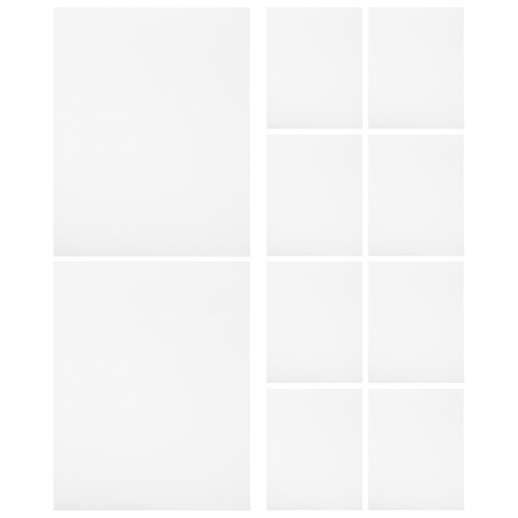 Shisuyan Blank Business Card Stock Paper 10 Sheets DIY Enthusiasts Customizable