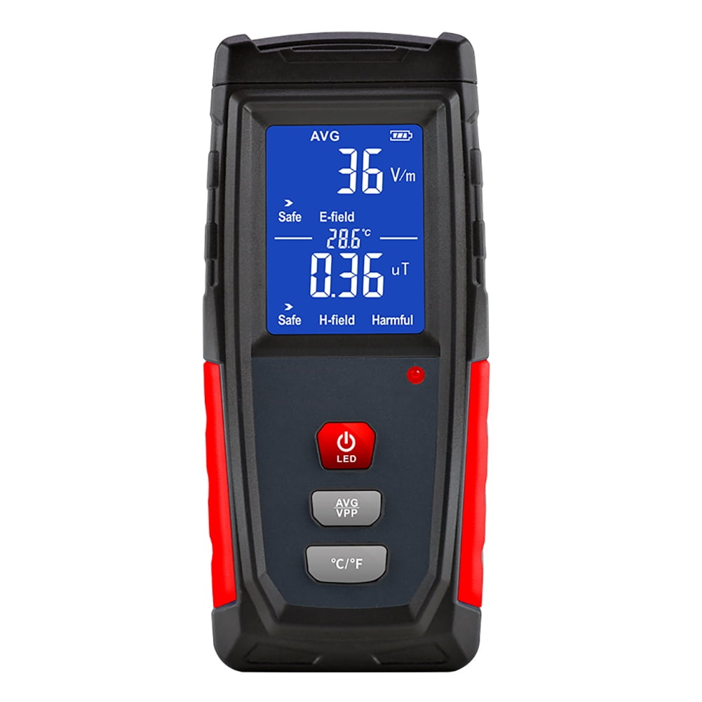 Radiation Detector Electromagnetic Test Digital Counter Portable Electric Field Handheld LCD Display Mini