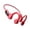 Red, variant on PrePat Bone Conduction Bluetooth 5.3 Headphones Wireless Earbuds Outdoor Sport Headset