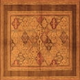 thumbnail image 1 of Ahgly Company Indoor Square Oriental Orange Industrial Area Rugs, 8' Square, 1 of 4