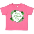 thumbnail image 3 of Inktastic Happy St. Patrick's Day Clovers Boys or Girls Toddler T-Shirt, 3 of 5