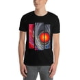 thumbnail image 3 of Mens Oversize T Shirts Painting (50)Casual Short Sleeve Basic Tees Crew Neck T-Shirt Funny Graphic Tees Black or White XS-5XL, 3 of 5