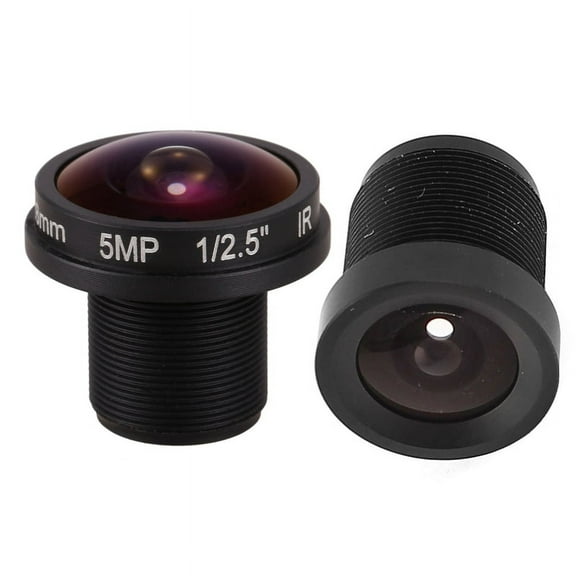 2 Pcs Lens: 1 Pcs M12 Thread Mount 3.6Mm Length F2.0 IR Lens for CCTV & 1 Pcs HD Lens 5MP 1.8Mm 1/2.5 F2.0 180 Degree for Video Surveillance Camera Cctv Lenses