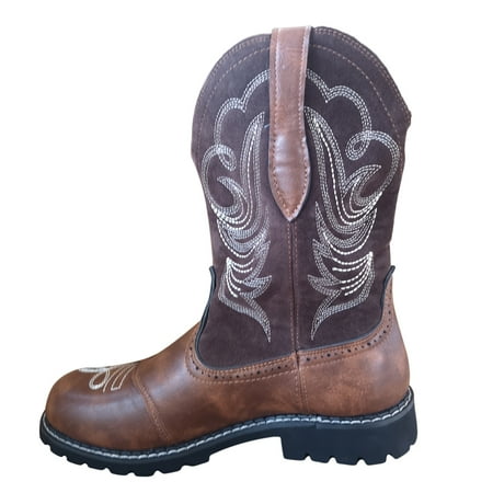 

NECHOLOGY Extra Wide Calf Boots for Women Size 11 Women s Boots Embroidery Cowboy For Women Shoes Boots Women Size 8 Mid Coffee 7.5