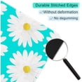 thumbnail image 2 of Mouse Pad with Stitched Edge Premium Textured Smooth Precise Operation Washable Non-Slip Rubber Base Desktop Protection Desk Mat, 35.4 x 15.7 inches, Chrysanthemum Flower Green, 2 of 5