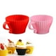 thumbnail image 3 of 5 moldes para muffins para pasteles, moldes para muffins, pudín, gelatina, reutilizables, de silicona, para cupcakes, antiadherentes para hornear, para el hogar (color aleatorio), 3 of 4