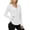 White, variant on Women's Quick Dry Sun Protection Hoodie Jacket Trendy Curved Hem Slim Fit Skin Shell Outdoor Full Zip Sun Shirt