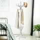 thumbnail image 4 of Costway Coat Rack Stand, Freestanding Solid Wood Coat Rack with 12 Hooks, Umbrella Holder, Coat Hanger for Entryway, Hallway, Bedroom, Cloakroom, 4 of 4