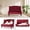 Wine Red, variant on Jivora 50" Tufted Velvet Loveseat, High Back Victorian Style Sofa with Rolled Arms for Living Room