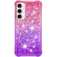 thumbnail image 2 of Compatible with Samsung Galaxy A35 5G Case Girls Women Liquid Glitter Heavy Duty Shockproof Soft TPU Bumper Silicone Slim Protective Cover for Samsung Galaxy A35 5G Gradient Pink, 2 of 12